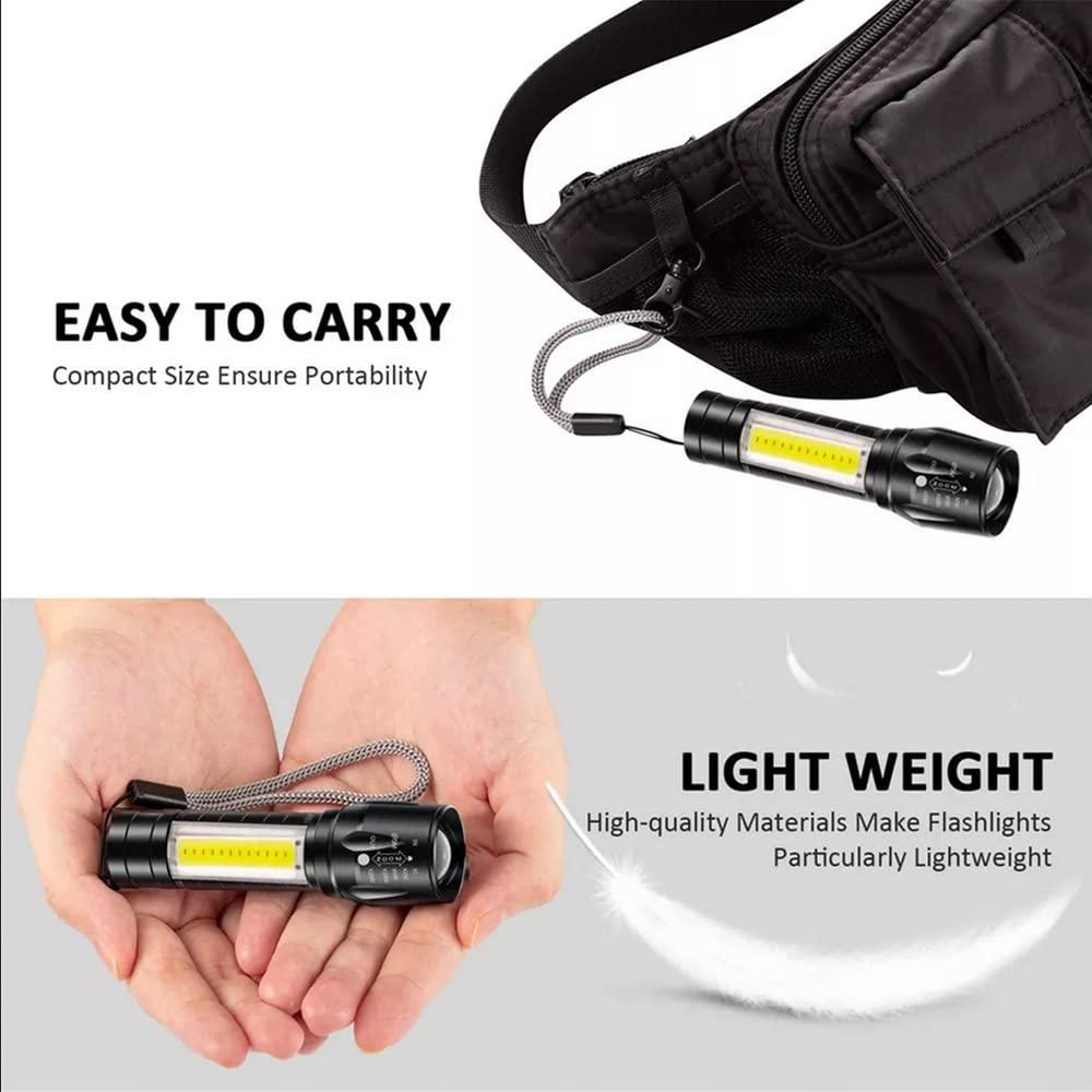 JTSN Mini USB Rechargeable Torch