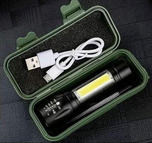 JTSN Mini USB Rechargeable Torch